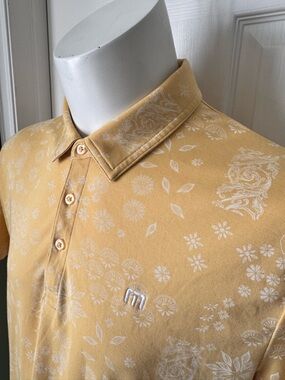 Mens Travis Mathew Lifestyle Golf Polo Short Sleeve Size XL Like NEW